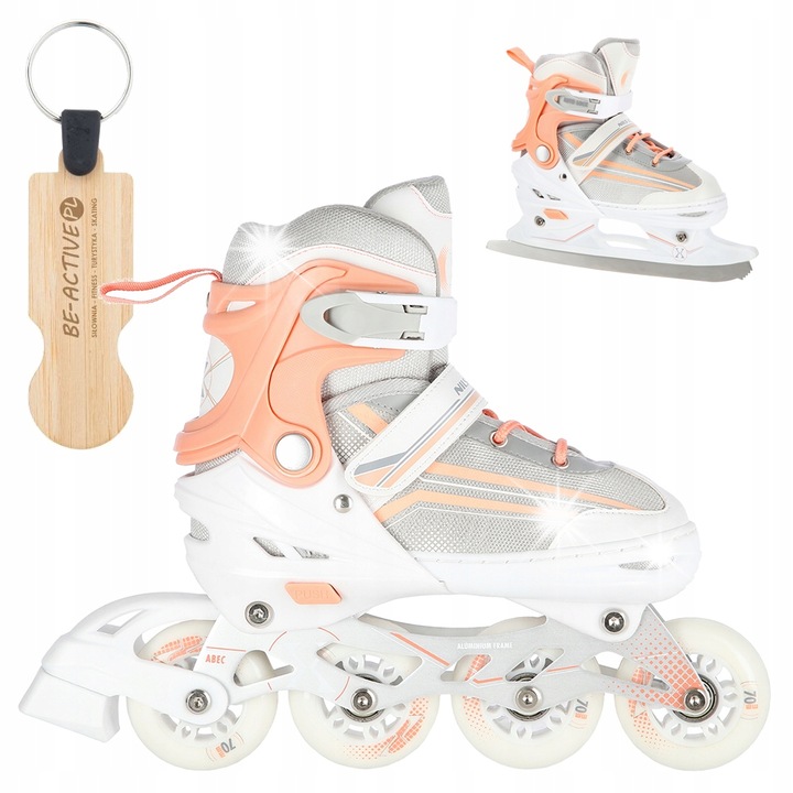 Ролери Nils Extreme NH18190, 2 в 1, поливалентни, алуминиеви, 180-210 мм