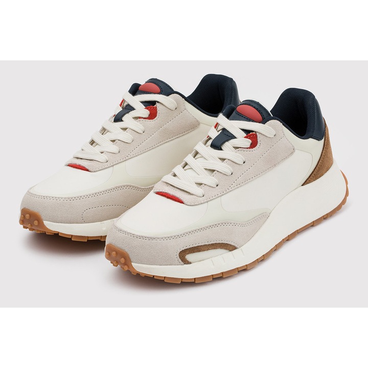 Tenisi barbatesti, pantofi sport, bej, Pako Lorente