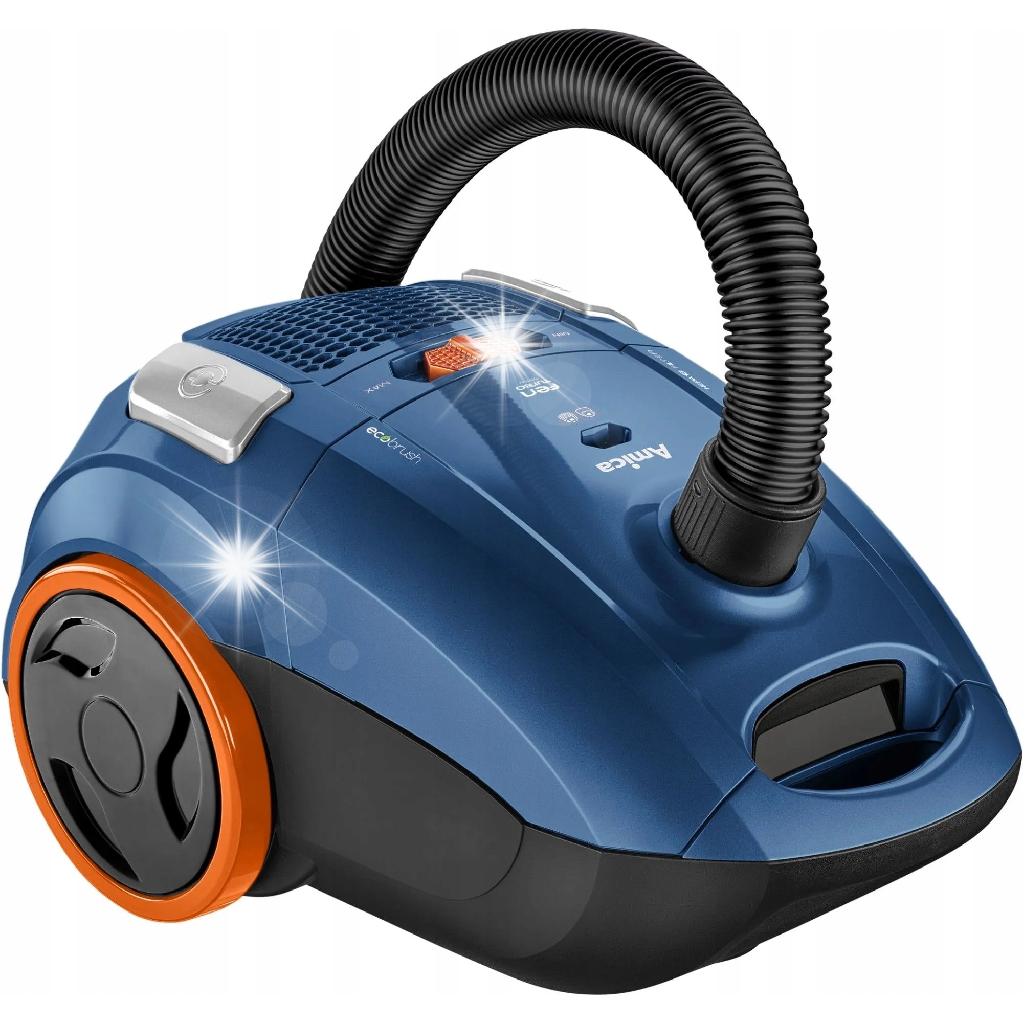 Aspirator Amica Fen Turbo VM2062, 900W, filtru HEPA 13, 3L, albastru