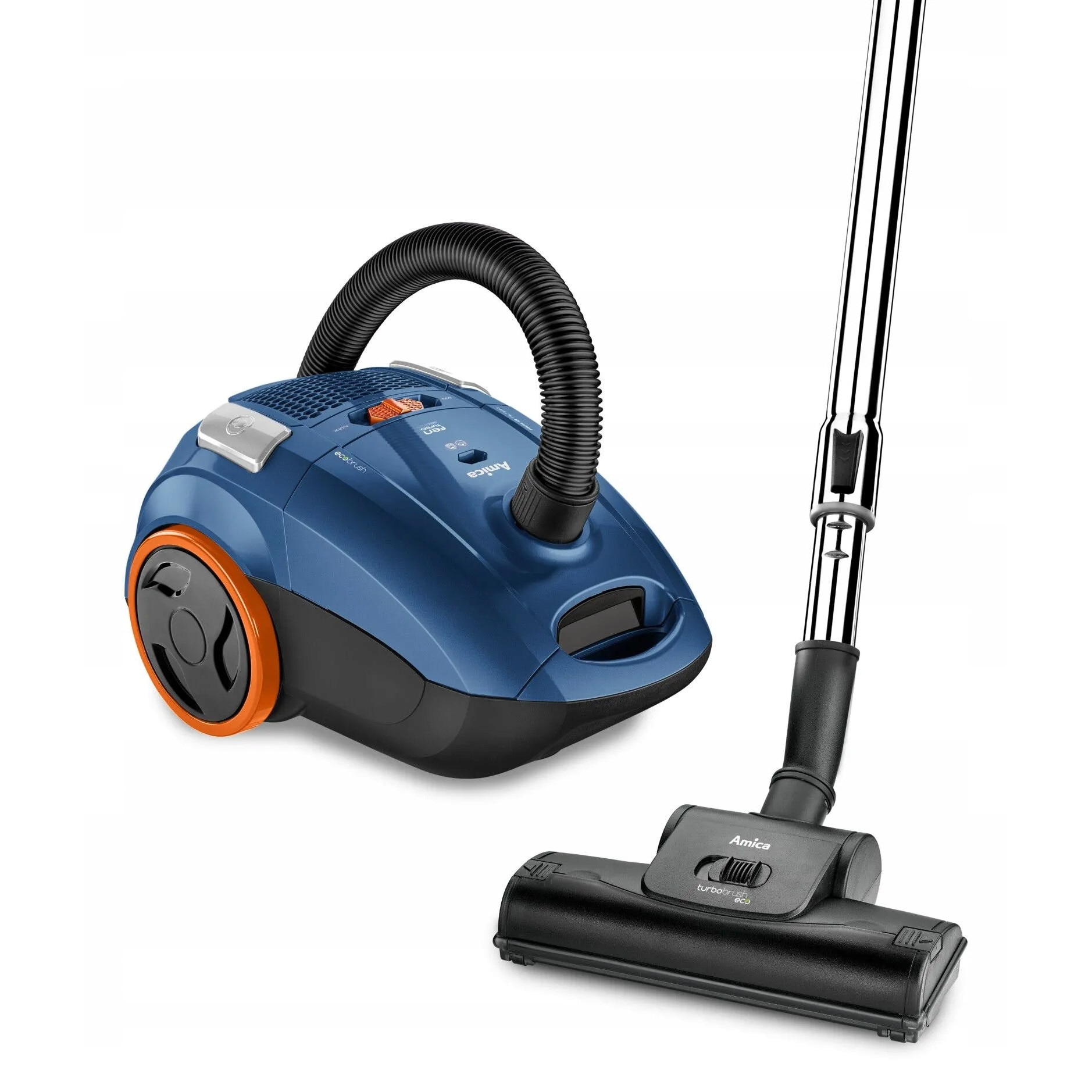 Aspirator Amica Fen Turbo VM2062, 900W, filtru HEPA 13, 3L, albastru