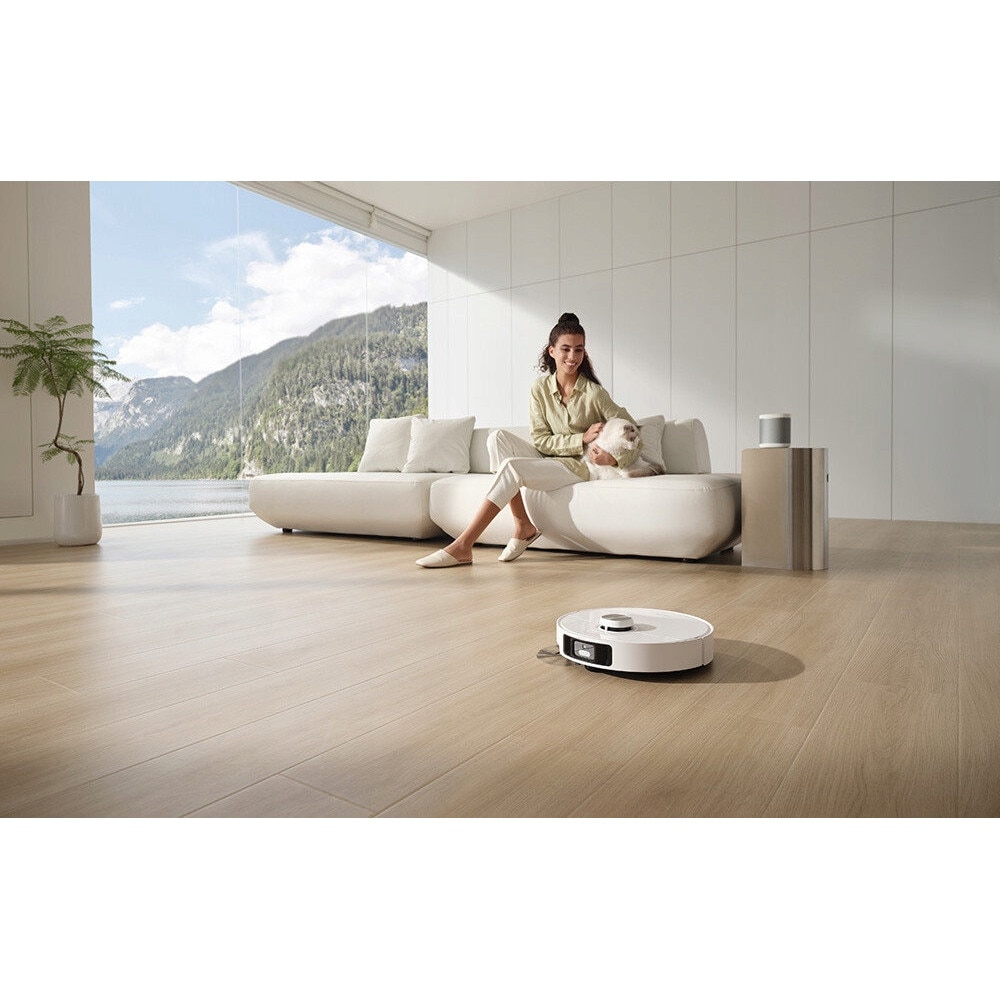 Robot de curățare, Dreame, L40 Ultra, 11 kPa, Wi-Fi, mopare, alb, set complet