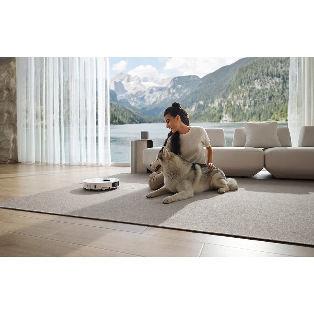 Robot de curățare, Dreame, L40 Ultra, 11 kPa, Wi-Fi, mopare, alb, set complet
