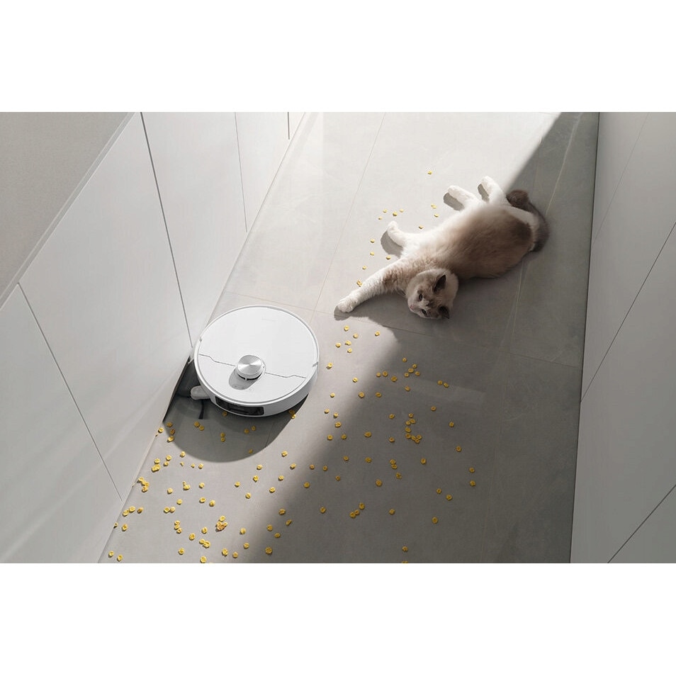 Robot de curățare, Dreame, L40 Ultra, 11 kPa, Wi-Fi, mopare, alb, set complet