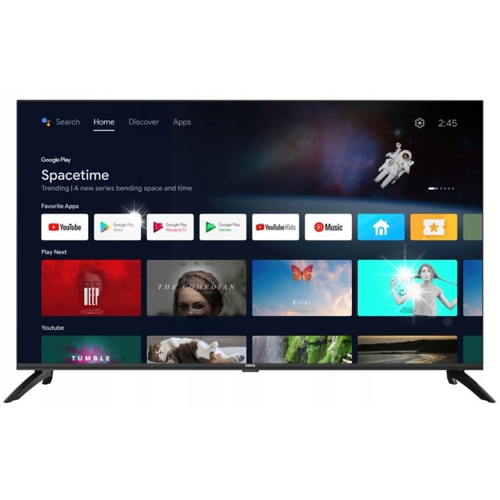 Телевизор CHiQ L32G7V 32" LED HD, Dolby Audio, Android TV, черен