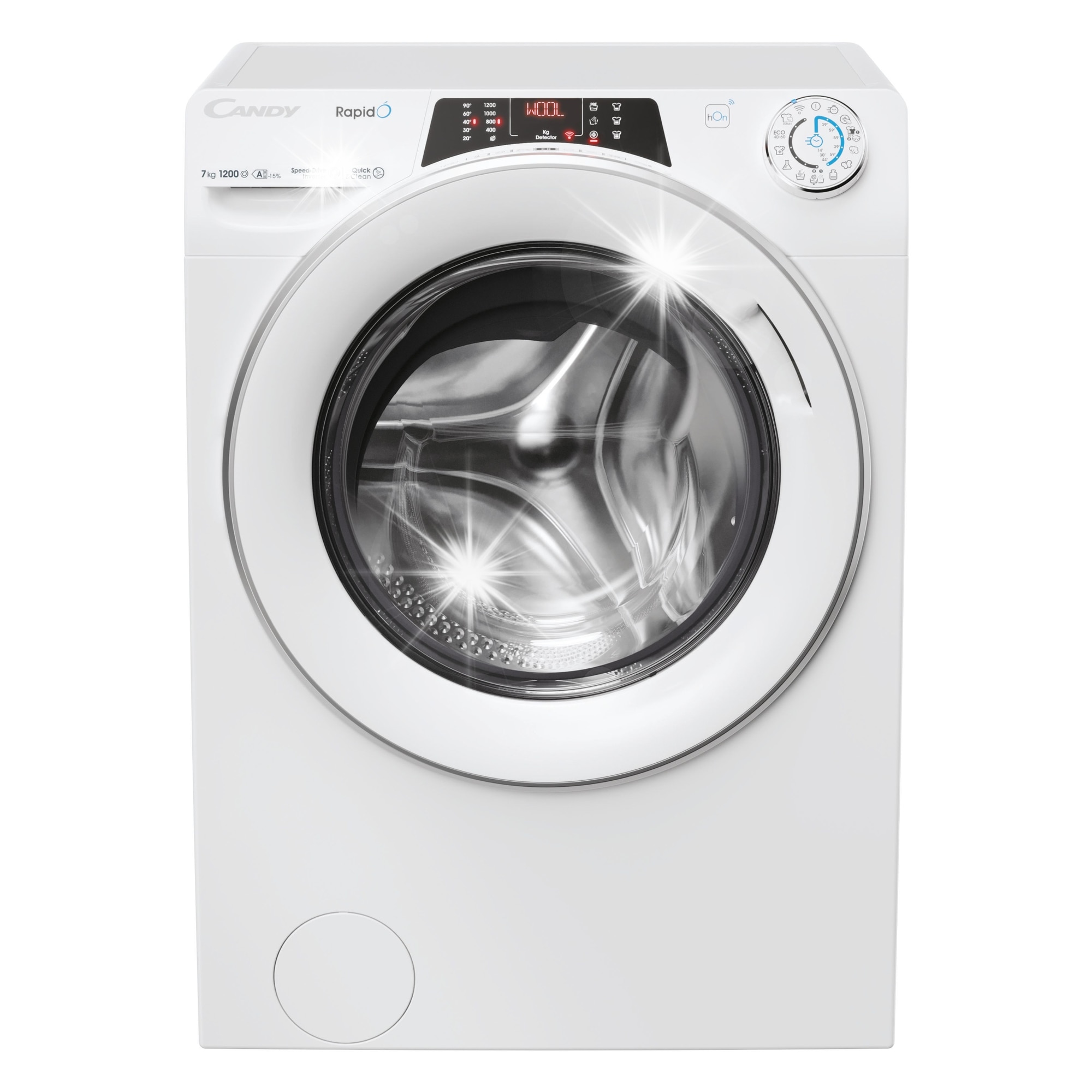 Masina de spalat rufe Candy RapidO RO4 274DWMS7/1-S, 7kg, 1200 RPM, alb