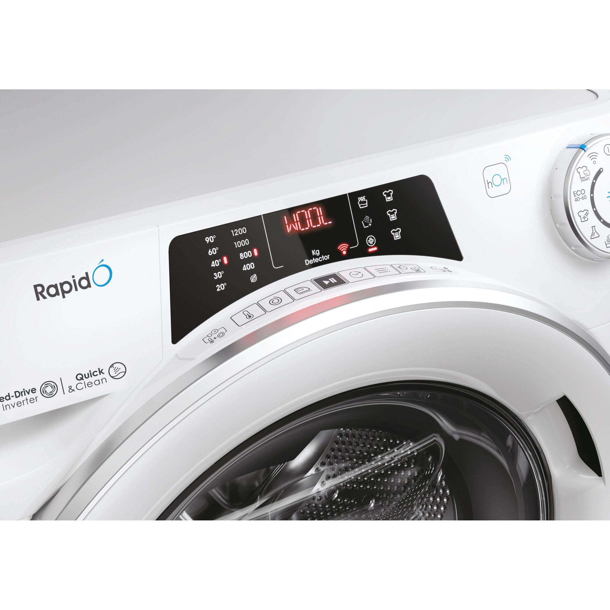 Masina de spalat rufe Candy RapidO RO4 274DWMS7/1-S, 7kg, 1200 RPM, alb