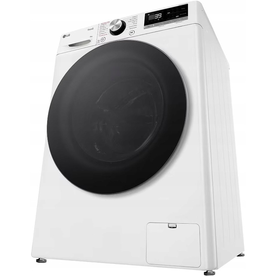 Masina de spalat rufe LG, 9kg, 1200rpm, alb, cu tehnologie AI DD si TurboWash