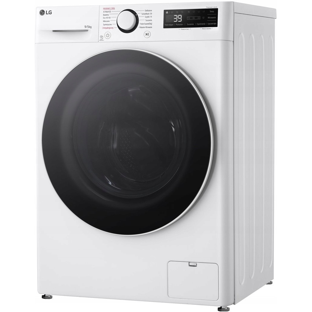 Masina de spalat rufe si uscat LG Vivace 9/5 kg Alb, TurboWash, 60cm