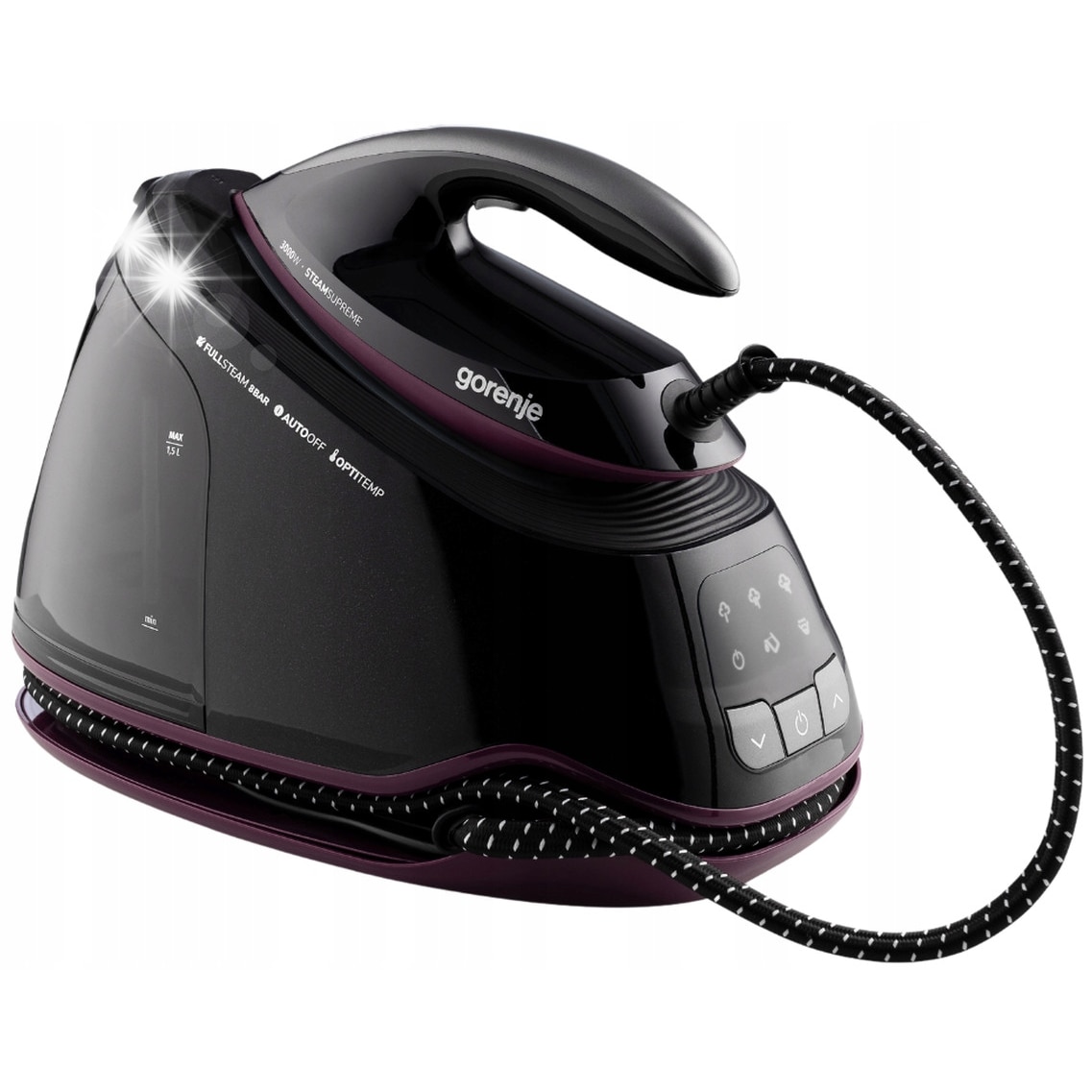 Generator abur Gorenje SGD3000BKV ceramic negru violet 298x420x234mm