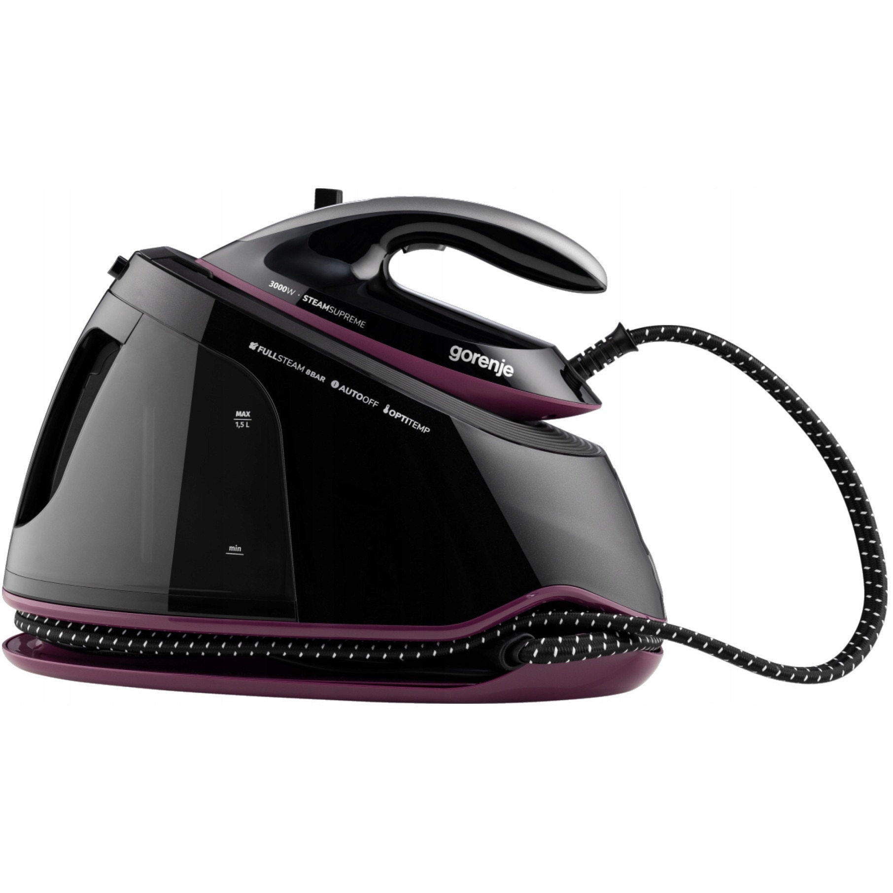 Generator abur Gorenje SGD3000BKV ceramic negru violet 298x420x234mm