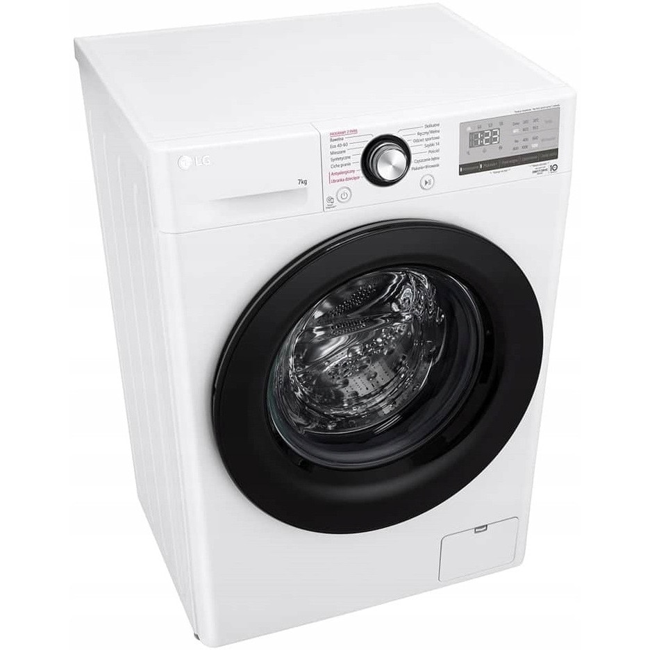 Masina de spalat rufe LG F2WV3S7S6BE 7 kg 1200 rpm 14 programe, alba, 60x85x47,5cm