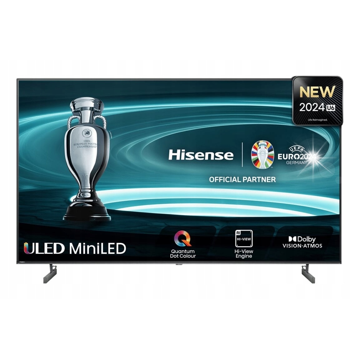 Televizor Hisense, 55", MiniLED, 4K UHD, HDR10+, negru, 20W