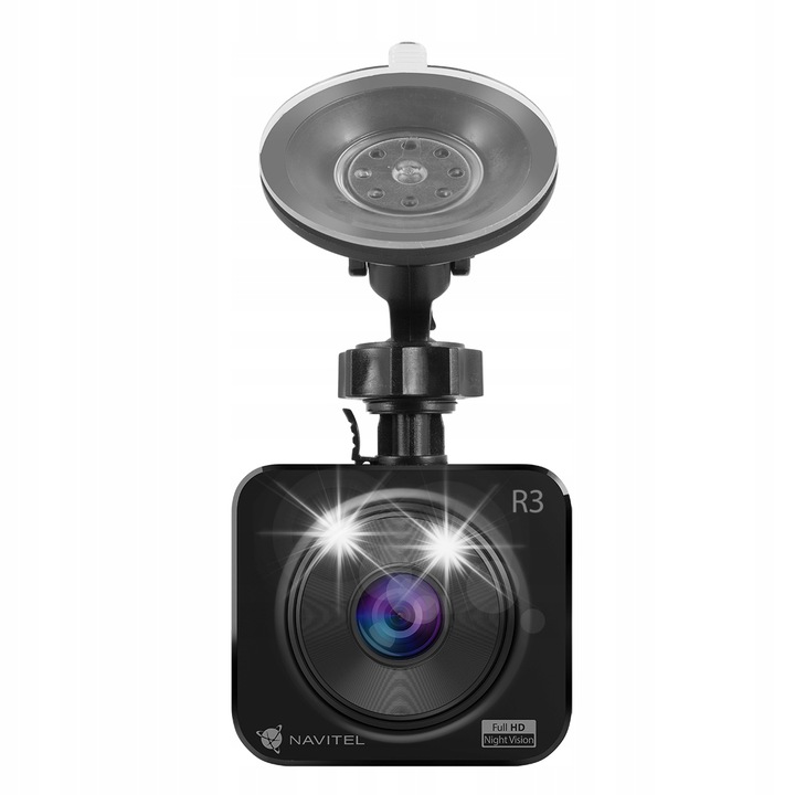 Камера за кола DVR Navitel R3 GPS Full HD, 140° ъгъл на заснемане, 2" дисплей, сензор GC2053, нощен режим