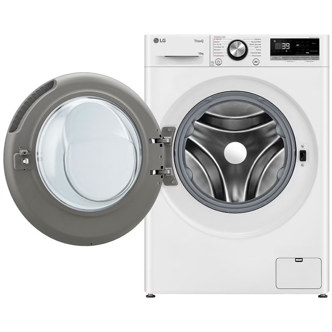 Masina de spalat rufe LG F4W10722W 10kg 1400 rpm, alb, TurboWash 360, Wi-Fi