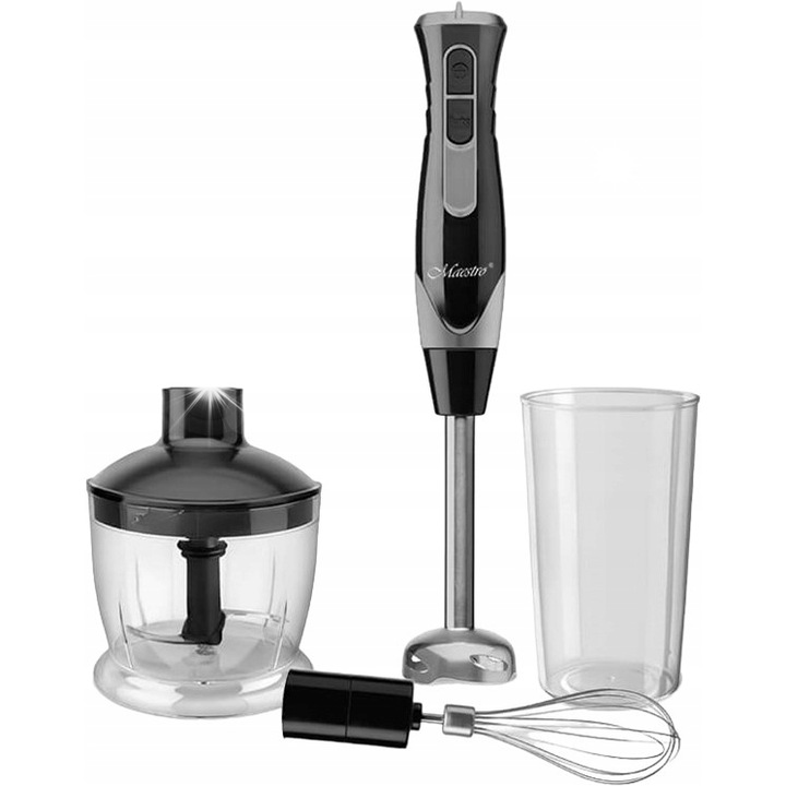 Tocator electric CASO UZ400, 2 viteze, 1,2l, argintiu-negru