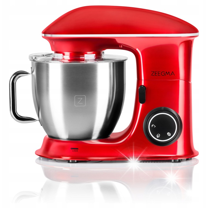 Планетарен робот Zeegma Planeet Chef 2200W, 6,5L, 7 скорости, включени аксесоари