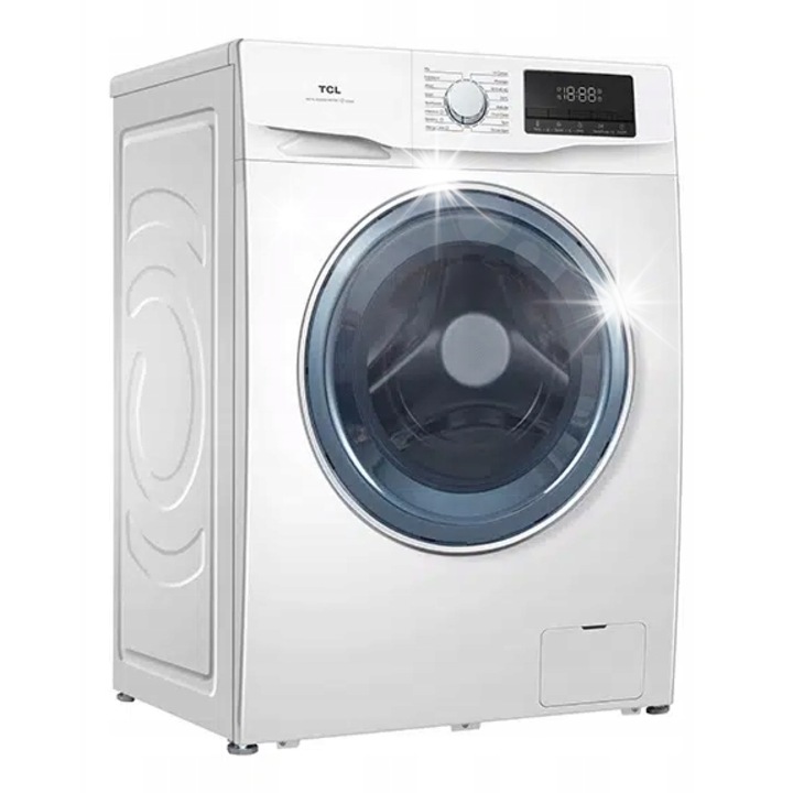 Пералня TCL, 9кг, 1400 об/мин, инверторен мотор, бяла, 59,5x85x56см