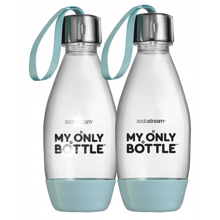 Комплект 2 бутилки My Only Bottle 0,5л, Тритан, с CO2 цилиндър