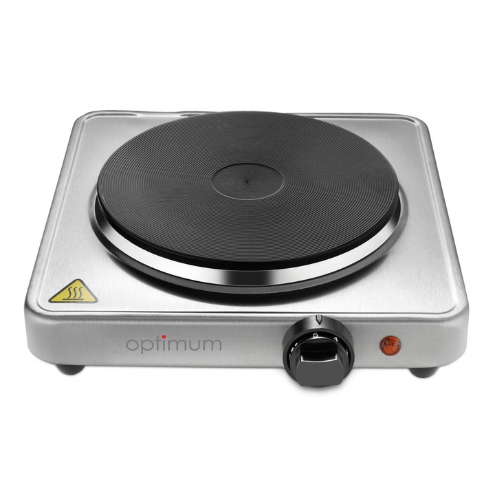 Plita electrica, MPM, 2000 W, 190 mm, Negru