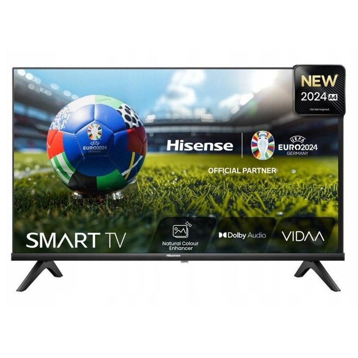 Televizor LED 40", Hisense, Full HD, 1920x1080, Smart TV, negru