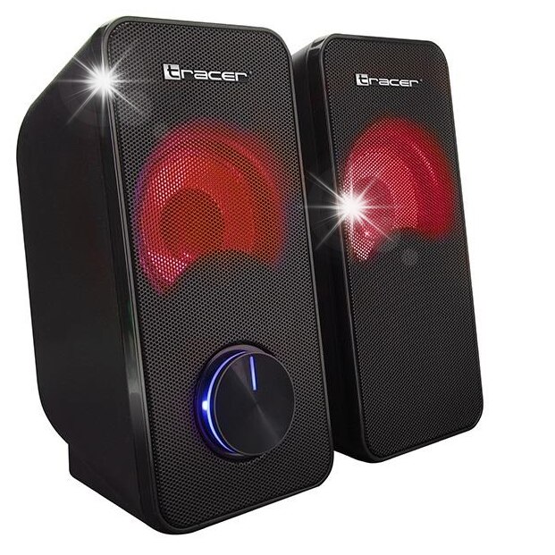 Boxe PC TRACER Loop 2.0, RGB, 6W, 16,7x7,8x8cm, negru - eMAG.ro