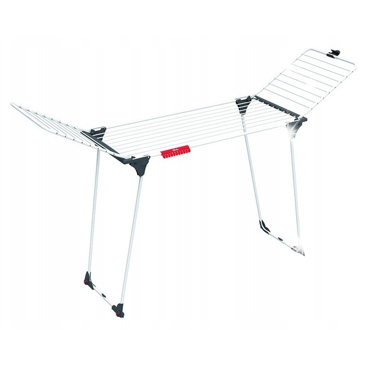 Сушилник за дрехи Vileda Infinity Flex, голям капацитет, 30м, 216-304x56x128см, бял