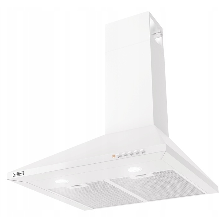 Стенен абсорбатор Kernau KCH 1152.1 W LED, 50 см, бял, инокс, 3 скорости, 145-315 м3/ч