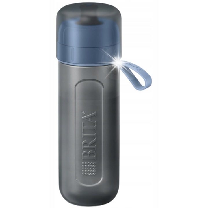 Бутилка с филтър Brita Active, 0,6л, комплект 2 филтъра, синя
