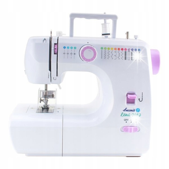 Шевна машина lUCZNIK, механичен модел, 16 програми, бяла, 33x15x22,5см