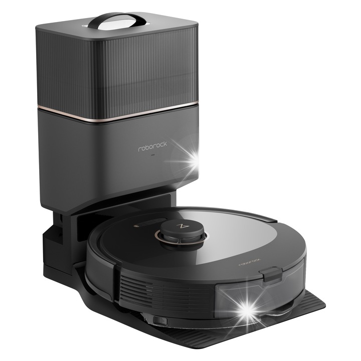 Робот прахосмукачка Roborock Q8 Max, 5200 mAh, 5500 Pa, черен, 350x353x96,5 мм, пълен комплект