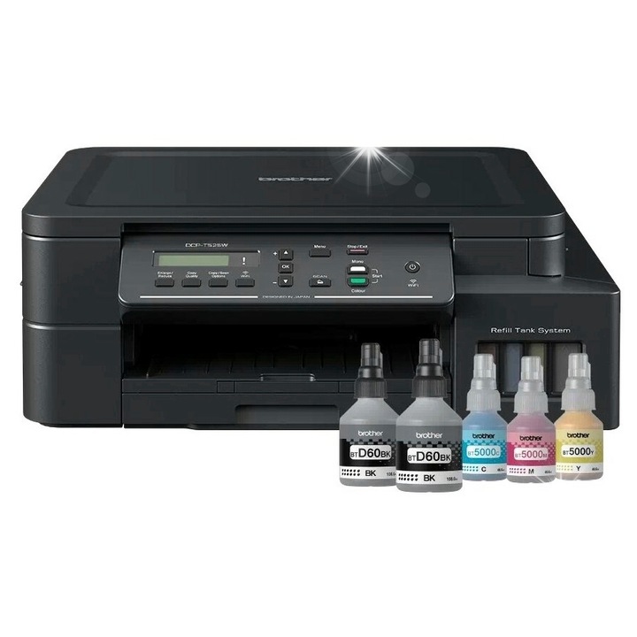 Многофункционален принтер Brother DCP-T520W, 6000x1200dpi, Wi-Fi, A4