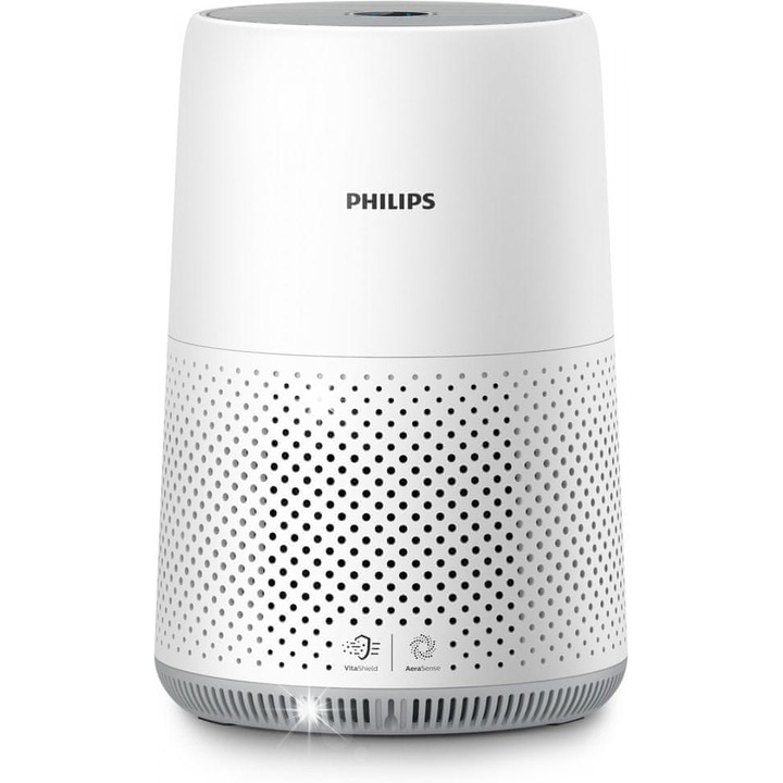 Пречиствател за въздух Philips AC0819/10, 22 м2, 3 режима, 99% премахване на алергени, бял