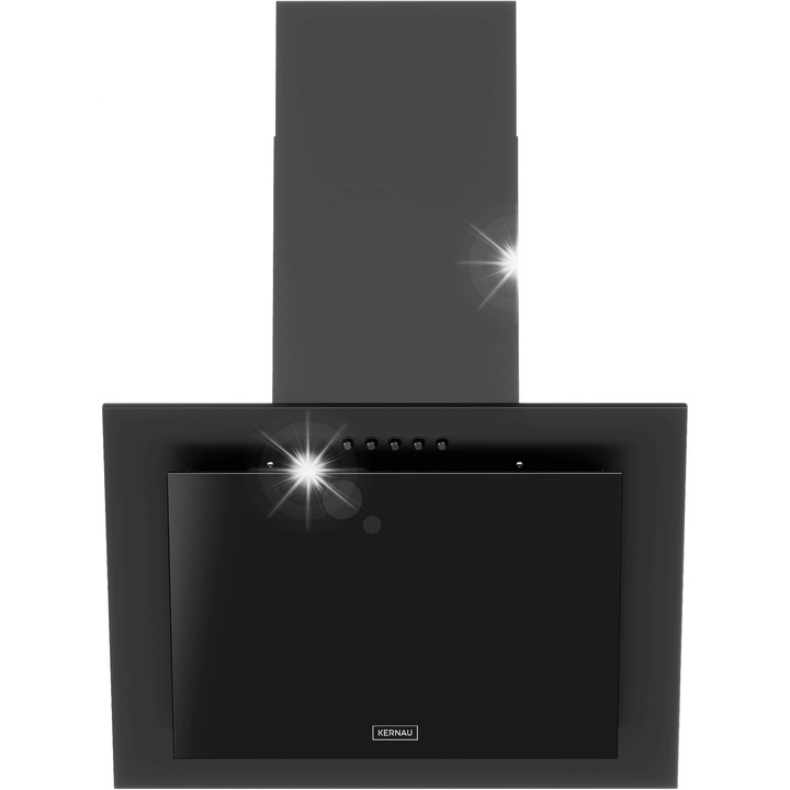 Абсорбатор за стена Kernau KCH 0560 B, 320 м3/ч, 3 скорости, черен, 596 мм