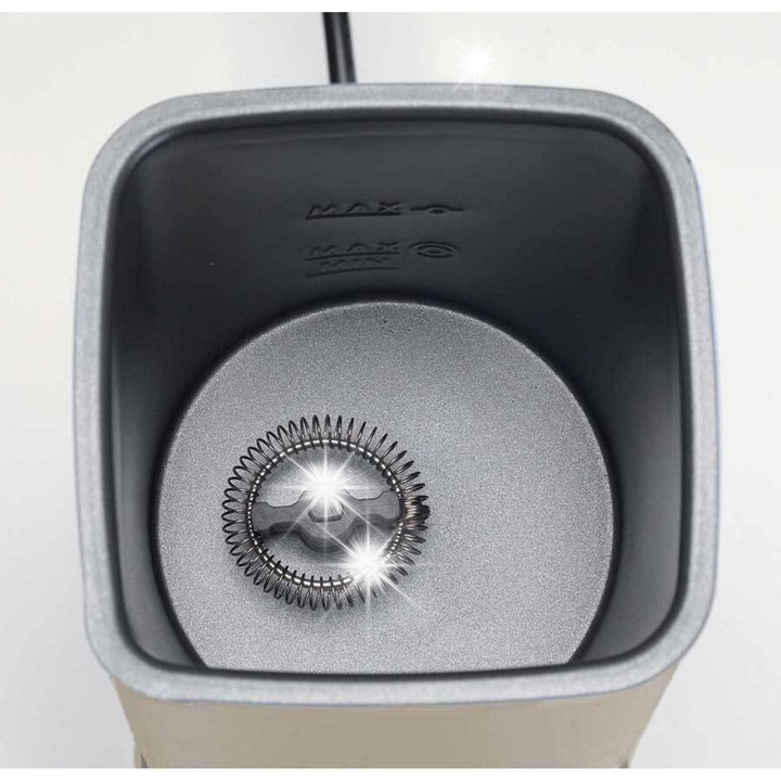 Пенообразувател за мляко Ariete 287803, 250 мл, бежов, 9.5x22x9.5 см