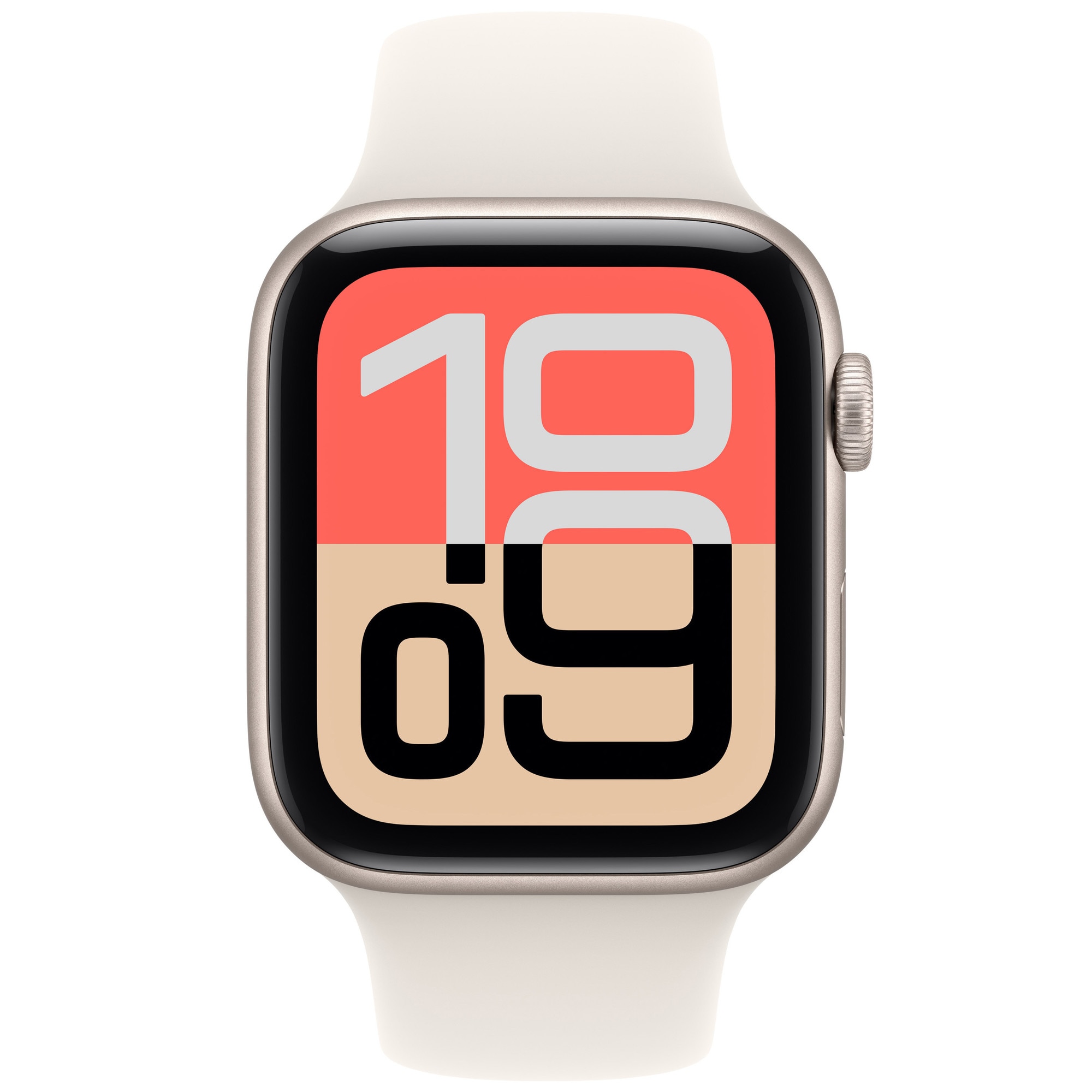 Apple Watch SE (2025), GPS, Carcasa Starlight Aluminium 40mm