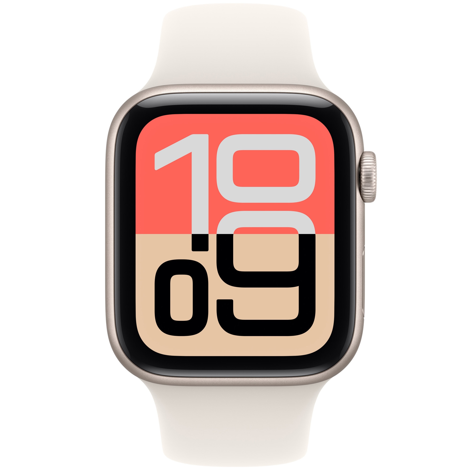 Apple Watch SE (2025), GPS + Cellular, Carcasa Starlight Aluminium