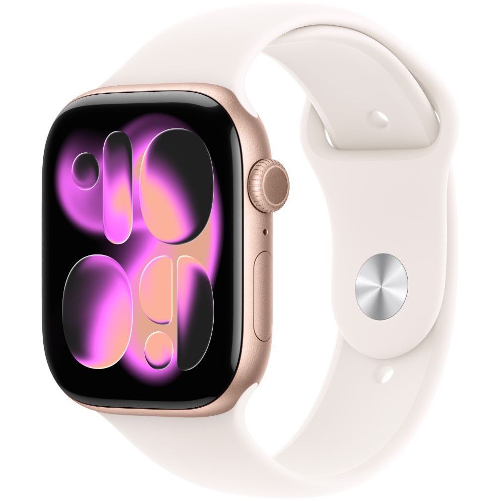 Apple Watch 11 GPS Cellular, Carcasa Rose Gold Aluminium 42mm
