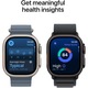 Apple Watch Ultra 3, GPS + Cellular, Carcasa Black Titanium 49mm, Black Alpine Loop - Small