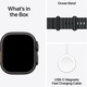 Apple Watch Ultra 3, GPS + Cellular, Carcasa Black Titanium 49mm, Black Ocean Band