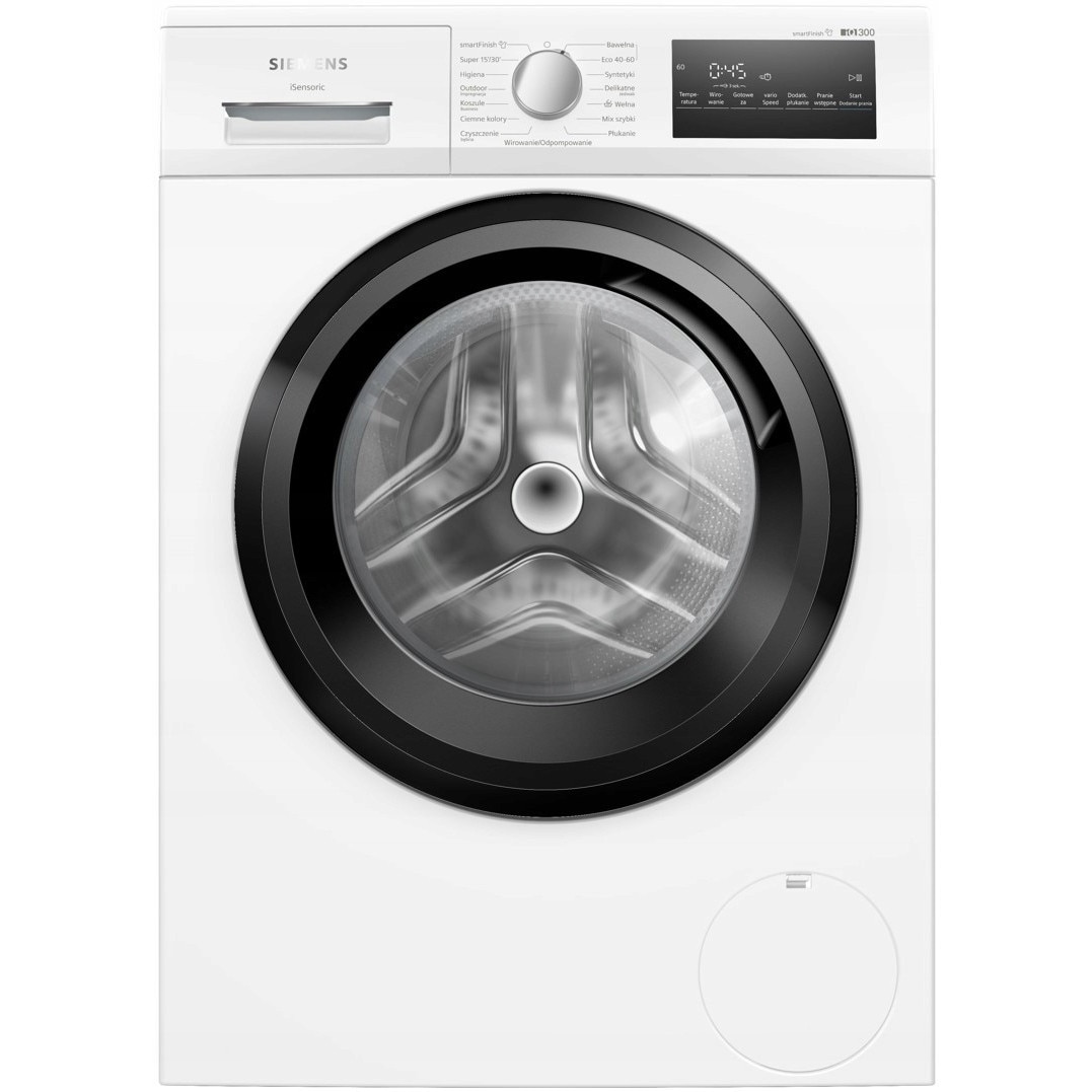 Masina de spalat rufe, Siemens, 9kg, 1400rpm, 60cm, Alb/Negru