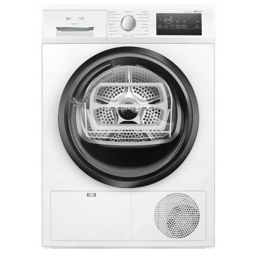 Masina de spalat rufe, Siemens, 9kg, 1400rpm, 60cm, Alb/Negru