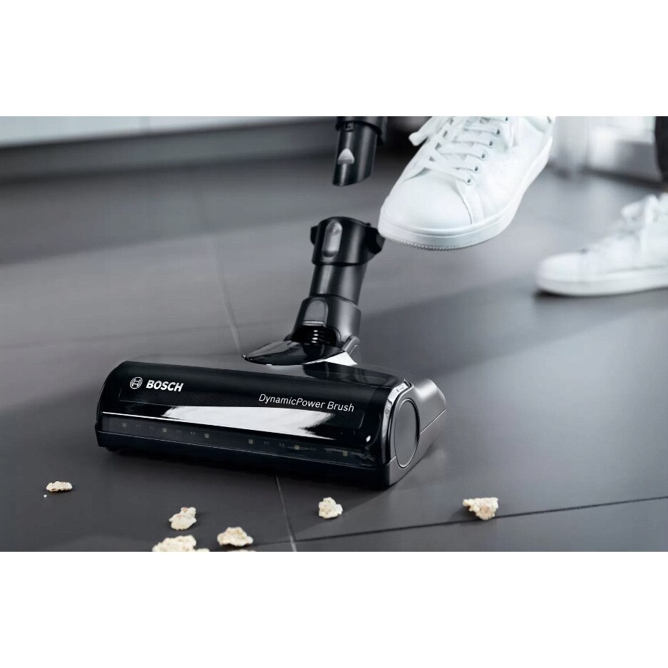 Aspirator vertical fara fir Bosch Unlimited 7 BCS711XXL, electrosoc cu iluminare LED, alb, 1315x252x204mm