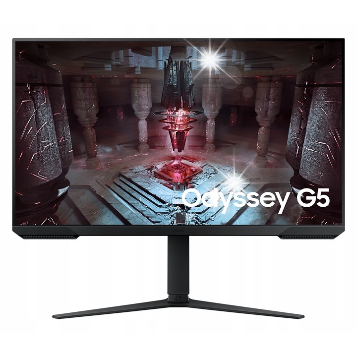 Монитор LED Samsung Odyssey G5 SCG510EUX, 32", VA, QHD, 165Hz, HDR, черен, 719x597x249мм