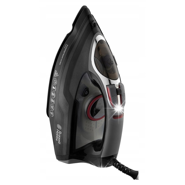 Парна ютия Russell Hobbs Power Steam Ultra, 3100 W, 350 мл, керамична, черна