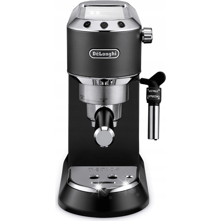 Кафемашина De'Longhi Dedica EC 685.BK, 1350 W, 15 бара, черна, 1,1 л