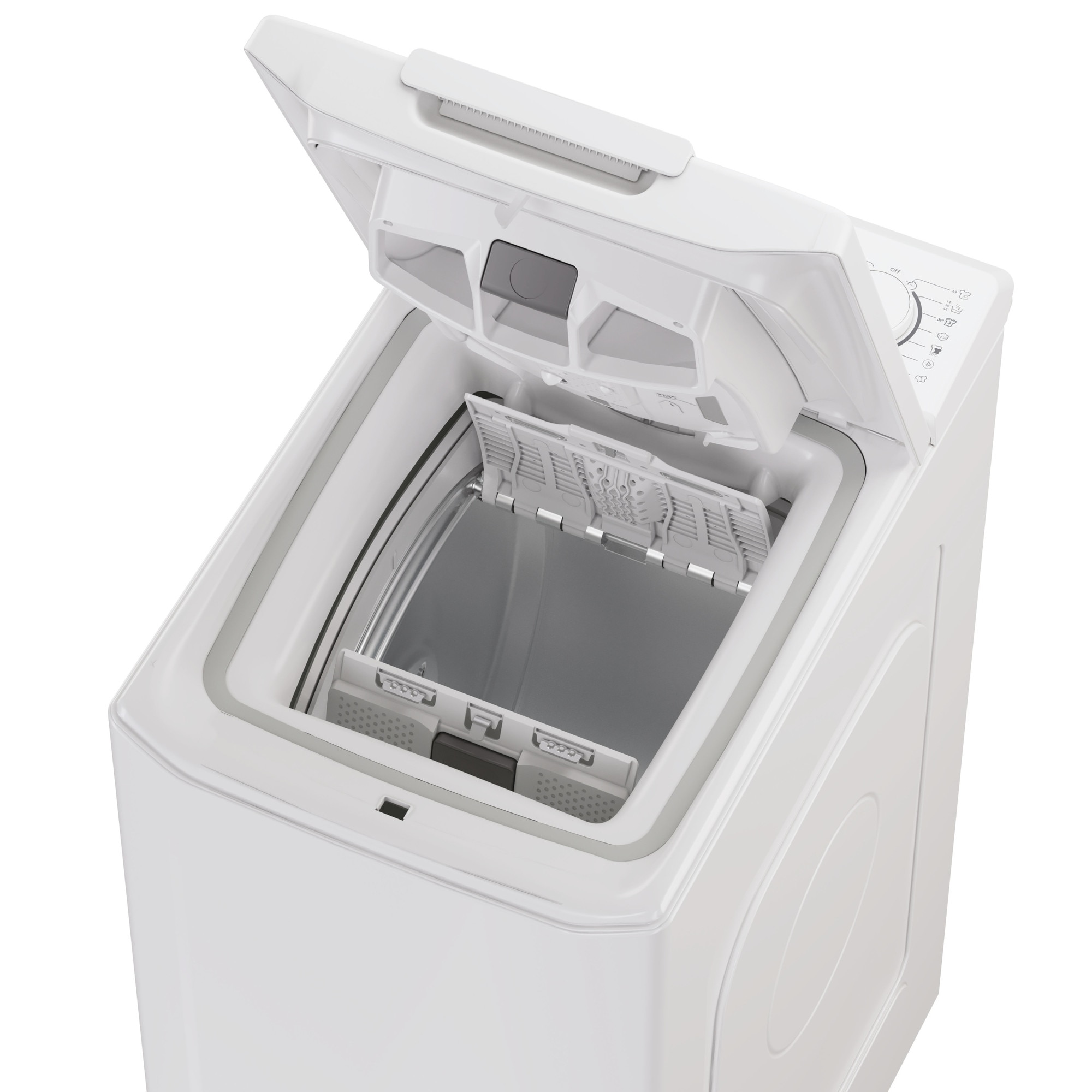 Masina de spalat rufe verticala Candy ProWash 300 TCA283D2-S, 8 kg, 1200rpm, Clasa D, Alb
