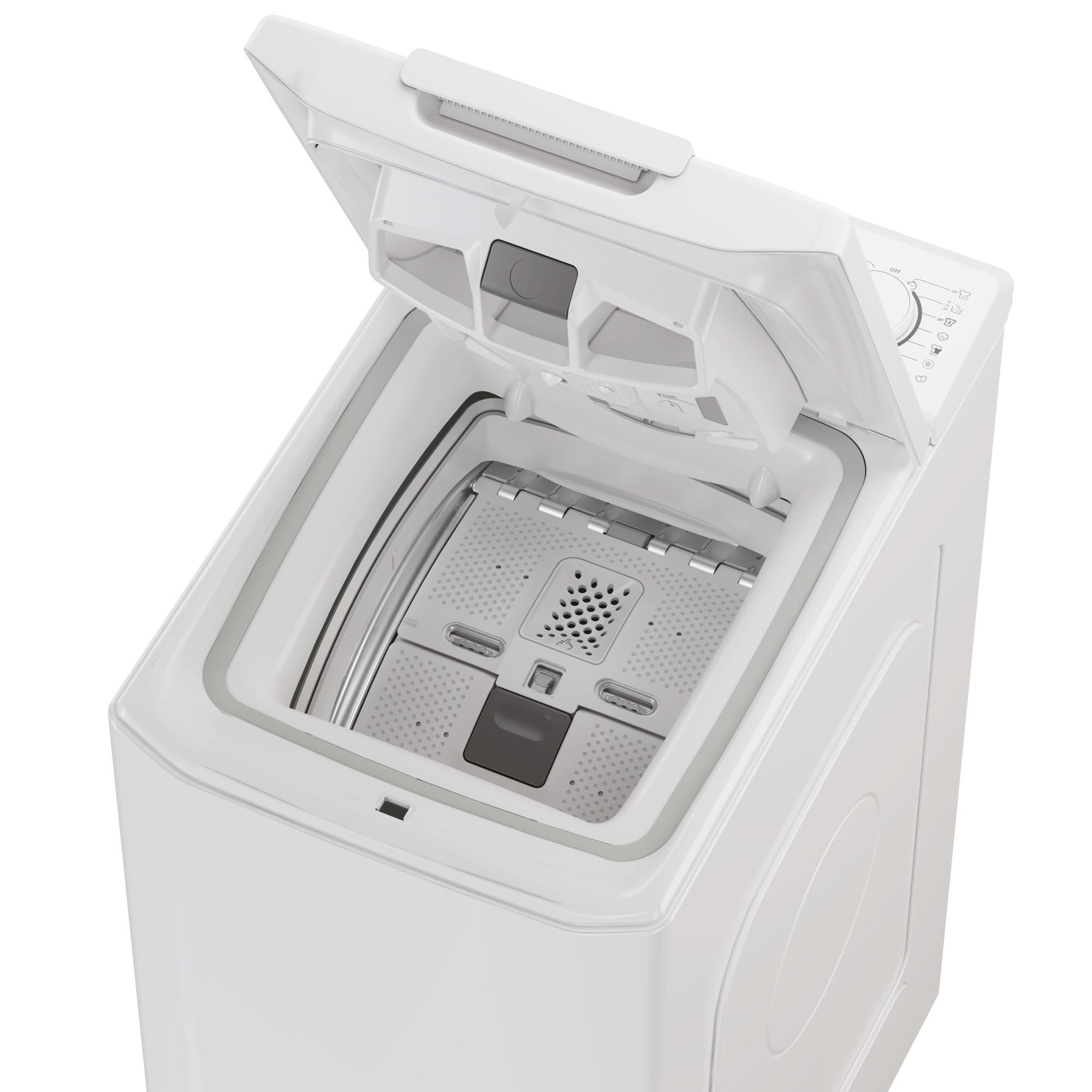 Masina de spalat rufe verticala Candy ProWash 300 TCA283D2-S, 8 kg, 1200rpm, Clasa D, Alb
