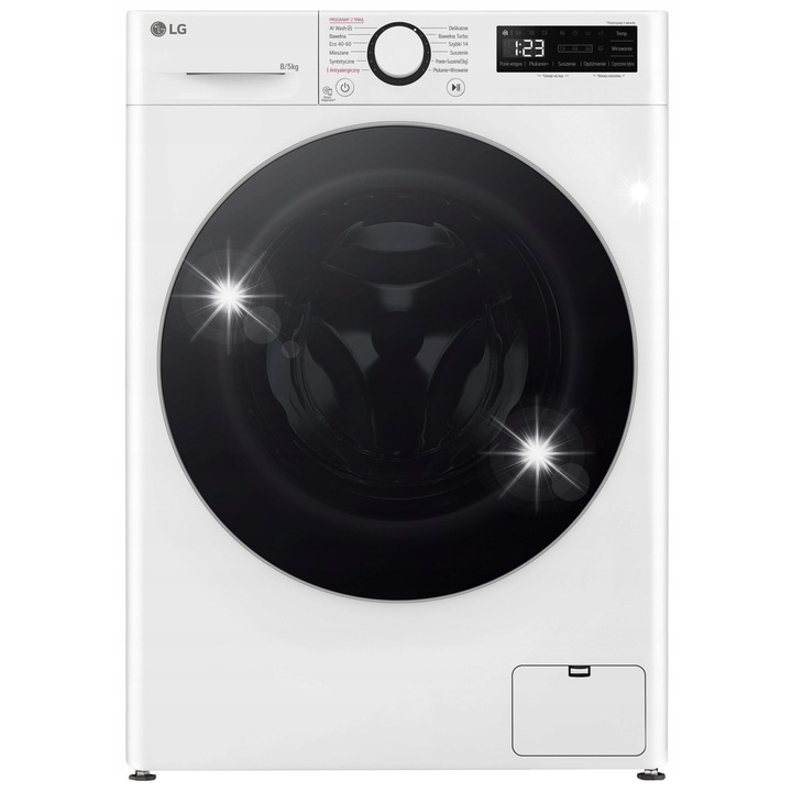 Перална-сушилня LG F2D85501W 8/5 кг 1200 об/мин, бяла, 60x85x47.5см