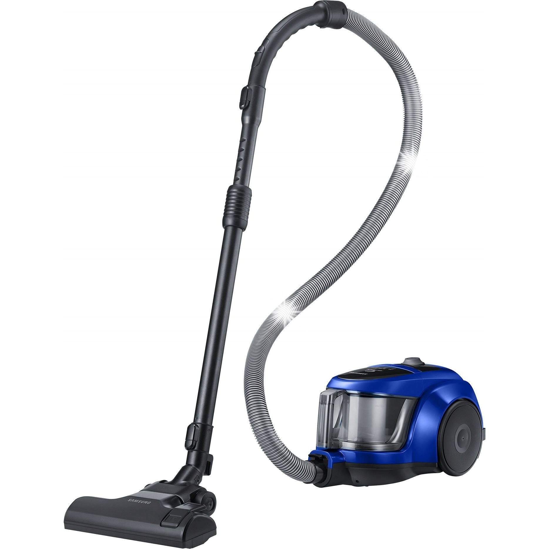 Aspirator fara sac Samsung VCC45W0S36, 700W, sistem Twin Chamber, filtrare HEPA, albastru