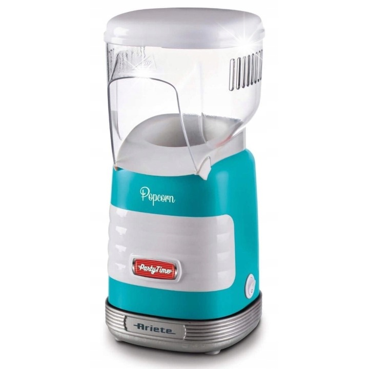 Ariete 2956/01 pattogatottkukorica-készítő, 1100W, türkiz, 60g, 30x30x30cm